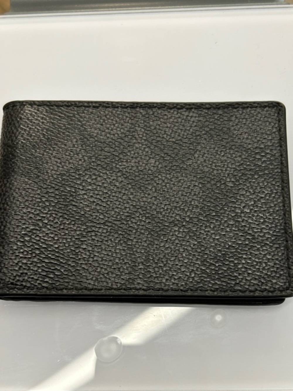 Coach Men's Black Signature Canvas ID and Card Holder - Picture 4 of 6